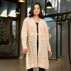 Beige Elegance Knit Cardigan - Image 4