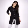 Elegant Black Long Cardigan – Premium Look